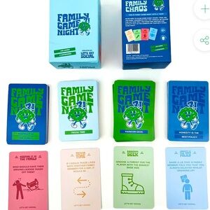 Family Game Night Card Game - Multicolor